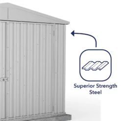 Absco 10 X 15ft Utility Workshop Apex Metal Shed - Zinc -Shed And Soil Sales 13440863 3424929163892004