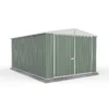 Absco 10 X 15ft Utility Workshop Apex Metal Shed - Green -Shed And Soil Sales 13440865 5774929164087265
