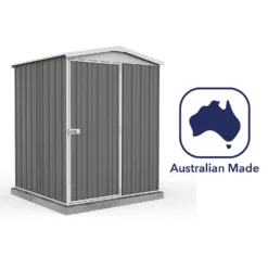Absco 5 X 5ft Regent Metal Apex Shed - Grey 17 Absco 5 X 5ft Regent Metal Apex Shed - Grey -Shed And Soil Sales 13440867 1004929164001024