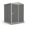 Absco 5 X 5ft Regent Metal Apex Shed - Grey -Shed And Soil Sales 13440867 1544929163464777