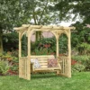 Anchor Fast FSC Milldale Swing Seat With Arbour 2 Anchor Fast FSC Milldale Swing Seat With Arbour -Shed And Soil Sales 13452039 2314931991387792