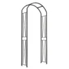 Panacea KD Round Top Garden Arch - Black -Shed And Soil Sales 13480852 1354931199679869