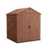 Keter Darwin Outdoor Apex Garden Storage Shed 6ft X 6ft - Brown 2 Keter Darwin Outdoor Apex Garden Storage Shed 6ft X 6ft - Brown -Shed And Soil Sales 13492315 6865036180291139