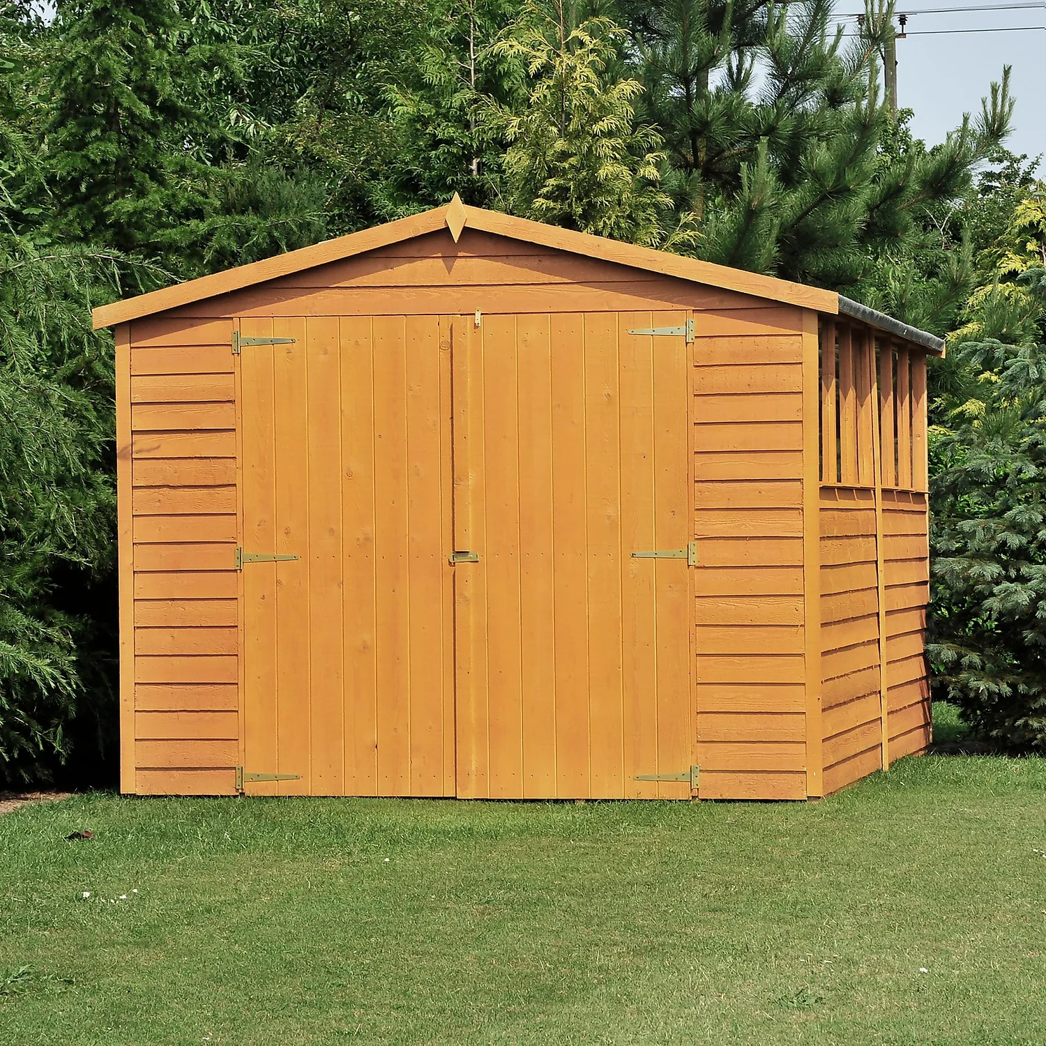 Shire 10 X 10ft Double Door Overlap Garden Shed - Including Installation 5 Shire 10 X 10ft Double Door Overlap Garden Shed - Including Installation - Image 3