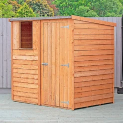 Shire 6x4ft Overlap Pent Garden Shed -Shed And Soil Sales 13505229 1704926474653802
