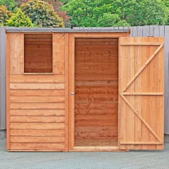 Shire 6x4ft Overlap Pent Garden Shed -Shed And Soil Sales 13505229 3584926474551016