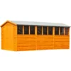 Shire 10 X 15ft Double Door Overlap Garden Shed - Including Installation -Shed And Soil Sales 13505237 1744926471801792