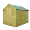 Shire 8x6ft Pressure Treated Overlap Garden Shed -Shed And Soil Sales 13505242 3494933733316426