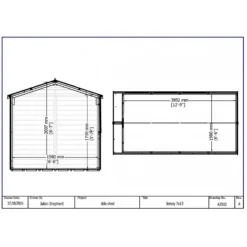 Shire 7 X 13ft Jersey Double Door Garden Shed -Shed And Soil Sales 13505249 3704926470161956