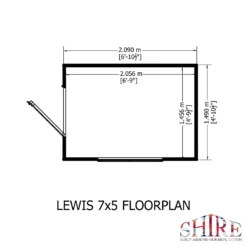 Shire 7 X 5ft Lewis Garden Shed 16 Shire 7 X 5ft Lewis Garden Shed -Shed And Soil Sales 13505258 1224926483718002