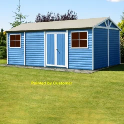 Shire 12 X 24ft Mammoth Double Door Garden Shed - Including Installation -Shed And Soil Sales 13505271 1514931994190899