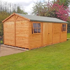 Shire 12 X 24ft Mammoth Double Door Garden Shed - Including Installation -Shed And Soil Sales 13505271 2334931993982915