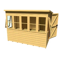 Shire 8 X 8ft Sun Pent Shed -Shed And Soil Sales 13505279 1614931996742567