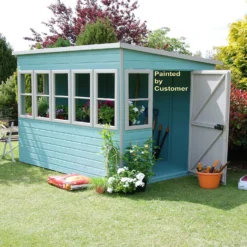 Shire 8 X 8ft Sun Pent Shed -Shed And Soil Sales 13505279 6874931996255748