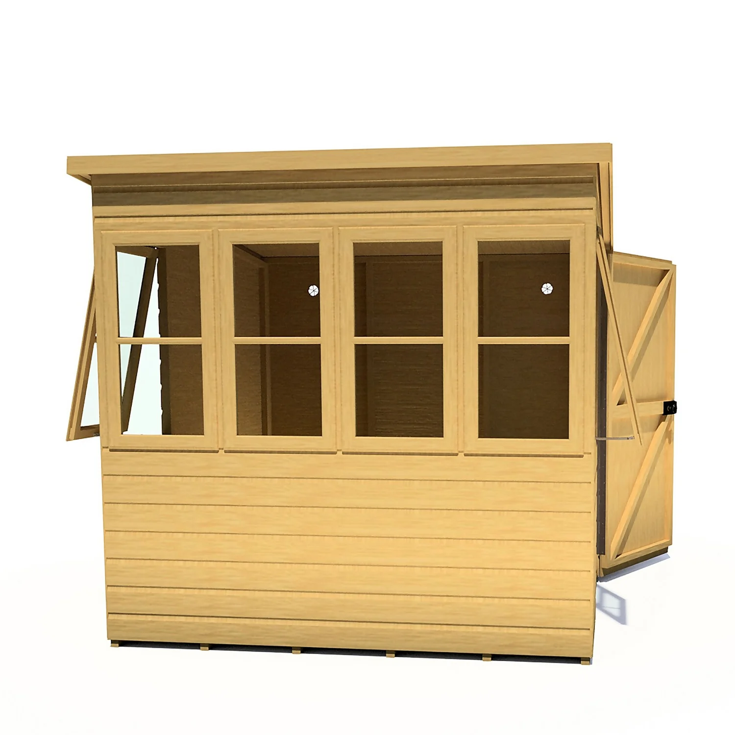 Shire 6 X 6ft Sun Pent Shed - Including Installation 9 Shire 6 X 6ft Sun Pent Shed - Including Installation - Image 7