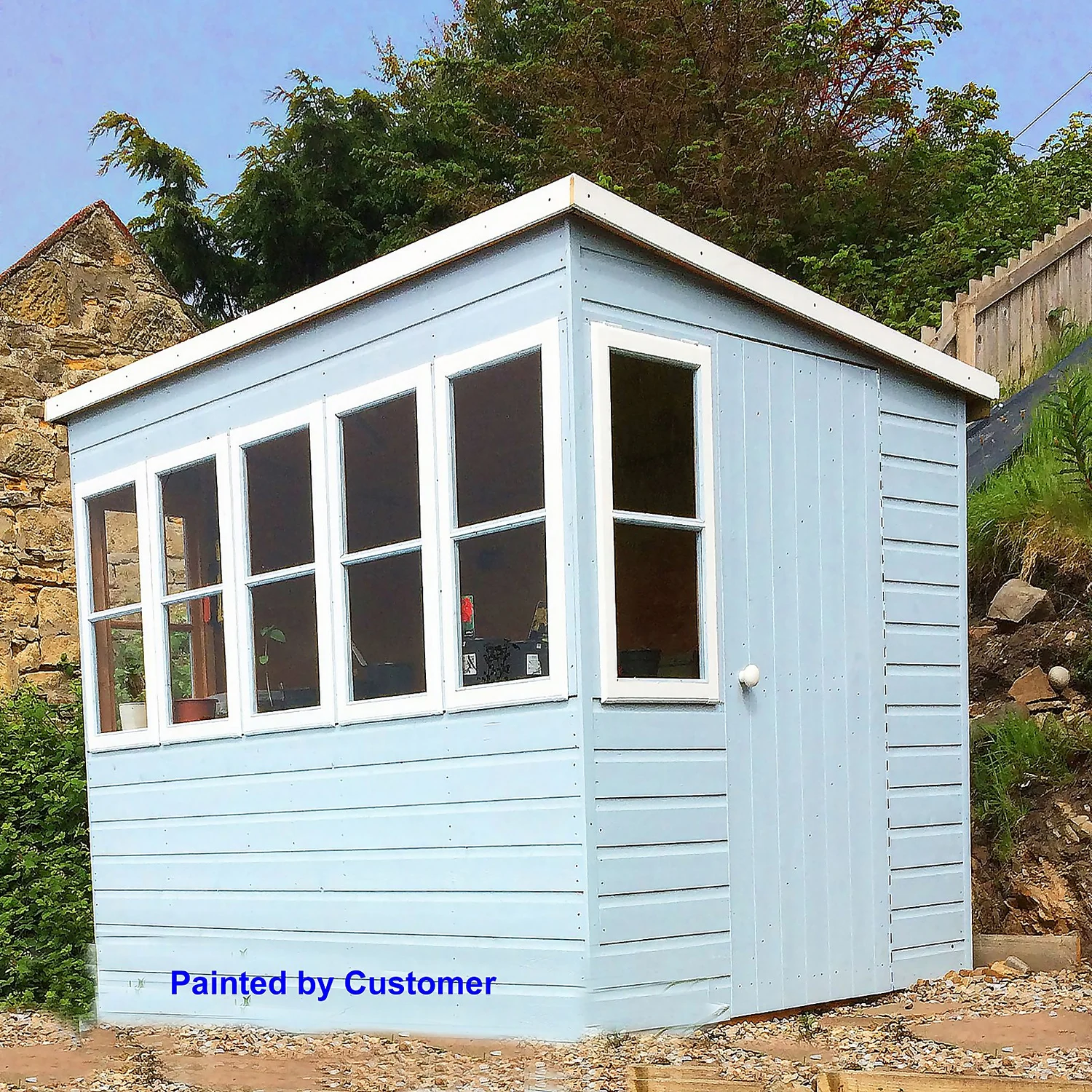 Shire 8 X 6ft Sun Pent Shed 6 Shire 8 X 6ft Sun Pent Shed - Image 4