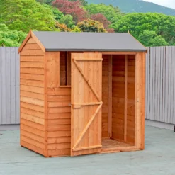 Shire 6x4ft Overlap Reverse Apex Garden Shed -Shed And Soil Sales 13508655 1164926473116584
