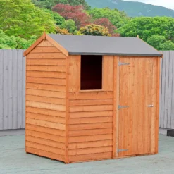 Shire 6x4ft Overlap Reverse Apex Garden Shed -Shed And Soil Sales 13508655 1234926472841925