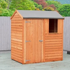 Shire 6x4ft Overlap Reverse Apex Garden Shed -Shed And Soil Sales 13508655 1494926473037792