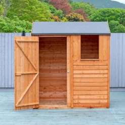 Shire 6x4ft Overlap Reverse Apex Garden Shed -Shed And Soil Sales 13508655 2734926473192673