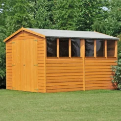 Shire 10x8ft Overlap Garden Shed - Including Installation -Shed And Soil Sales 13508660 1374926475873800
