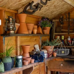 Forest Garden Shiplap Tongue & Groove Dip Treated 8x6 Wooden Potting Shed -Shed And Soil Sales 13523732 7574937074484298