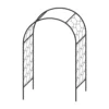 Agriframes Round Garden Arch - (H)2.3 X (W)1.5 X (D)0.45 M - Black 1 Agriframes Round Garden Arch - (H)2.3 X (W)1.5 X (D)0.45 M - Black -Shed And Soil Sales 13526221 2834936305016923