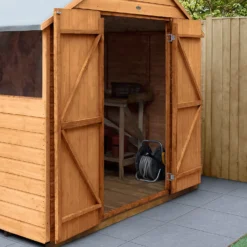 Shiplap Dip Treated 10x10ft Apex Shed - Double Door -Shed And Soil Sales 13529681 1194941755983425