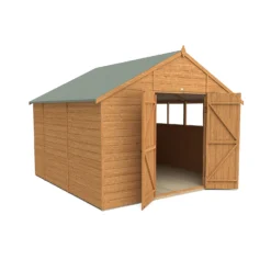 Shiplap Dip Treated 10x10ft Apex Shed - Double Door -Shed And Soil Sales 13529681 1274941756292305