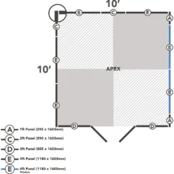 Shiplap Dip Treated 10x10ft Apex Shed - Double Door -Shed And Soil Sales 13529681 1294941755859036