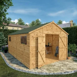 Mercia 16ft X 10ft Premium Shiplap Modular Workshop Shed - Including Installation -Shed And Soil Sales 13555753 9824949338177671