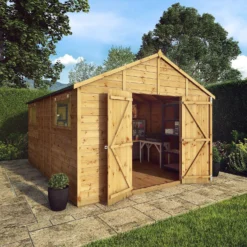 Mercia 14ft X 10ft Premium Shiplap Modular Workshop Shed -Shed And Soil Sales 13555756 1224949335251255