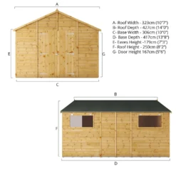 Mercia 14ft X 10ft Premium Shiplap Modular Workshop Shed -Shed And Soil Sales 13555756 1514949335122564