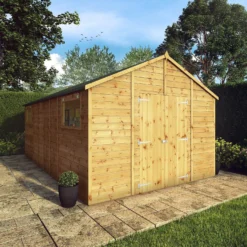 Mercia 18ft X 10ft Premium Shiplap Modular Workshop Shed -Shed And Soil Sales 13555757 1474949333537238