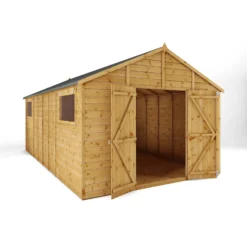 Mercia 18ft X 10ft Premium Shiplap Modular Workshop Shed -Shed And Soil Sales 13555757 1594949334125316