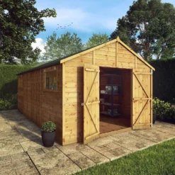 Mercia 18ft X 10ft Premium Shiplap Modular Workshop Shed -Shed And Soil Sales 13555757 4114949334058860