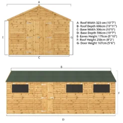 Mercia 20ft X 10ft Premium Shiplap Modular Workshop Shed -Shed And Soil Sales 13555758 2324949334634017