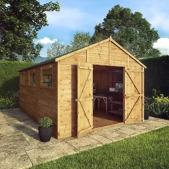 Mercia 15ft X 10ft Premium Shiplap Modular Workshop Shed - Including Installation -Shed And Soil Sales 13555760 1564949333546523