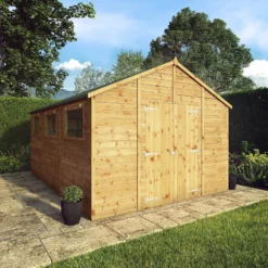 Mercia 15ft X 10ft Premium Shiplap Modular Workshop Shed - Including Installation -Shed And Soil Sales 13555760 1604949333085615
