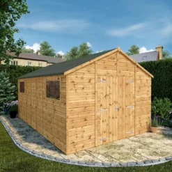 Mercia 16ft X 10ft Premium Shiplap Modular Workshop Shed -Shed And Soil Sales 13555762 3714949335295970