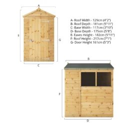 Mercia 6ft X 4ft Premium Shiplap Apex Shed -Shed And Soil Sales 13555763 2214949333082258
