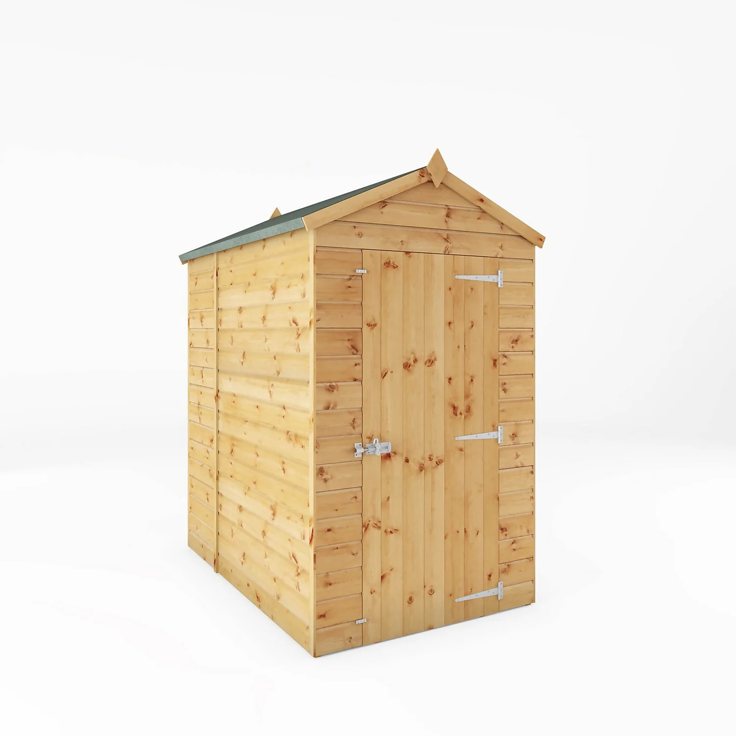 Mercia 6ft X 4ft Premium Windowless Shiplap Apex Shed 3 Mercia 6ft X 4ft Premium Windowless Shiplap Apex Shed