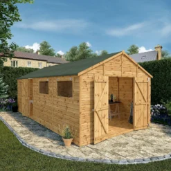 Mercia 20ft X 10ft Premium Shiplap Modular Workshop Shed - Including Installation -Shed And Soil Sales 13555765 2104949337996930