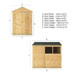 Mercia 7ft X 5ft Premium Shiplap Apex Shed 18 Mercia 7ft X 5ft Premium Shiplap Apex Shed -Shed And Soil Sales 13555766 1264949338598763