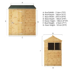 Mercia 7ft X 5ft Premium Shiplap Reverse Apex Shed - Including Installation 18 Mercia 7ft X 5ft Premium Shiplap Reverse Apex Shed - Including Installation -Shed And Soil Sales 13555772 6164949335623414