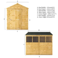 Mercia 8ft X 6ft Premium Shiplap Apex Shed -Shed And Soil Sales 13555773 7154949337250983