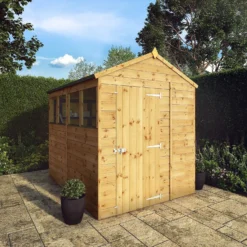 Mercia 8ft X 6ft Premium Shiplap Apex Shed - Including Installation -Shed And Soil Sales 13555776 1974949333500554