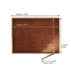 Mercia 8ft X 6ft Premium Shiplap Reverse Apex Shed 19 Mercia 8ft X 6ft Premium Shiplap Reverse Apex Shed -Shed And Soil Sales 13555780 3054949332973412
