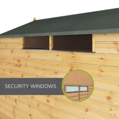 Mercia 8ft X 6ft Premium Shiplap Security Apex Shed - Including Installation 19 Mercia 8ft X 6ft Premium Shiplap Security Apex Shed - Including Installation -Shed And Soil Sales 13555781 1775033256498459