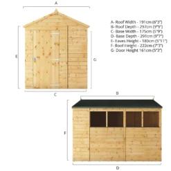 Mercia 10ft X 6ft Premium Shiplap Apex Shed - Including Installation -Shed And Soil Sales 13555784 1294949337809076